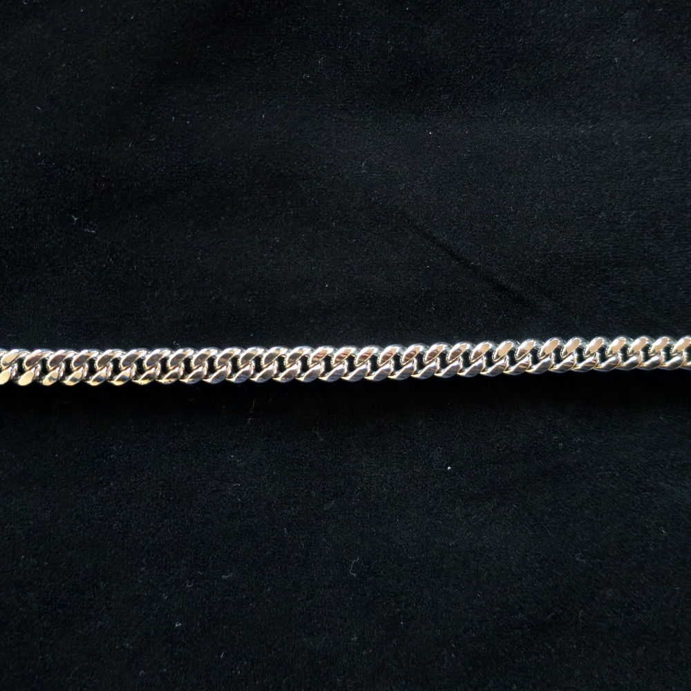Men's Hollow White Gold Bracelet - Frost NYC Jewelry